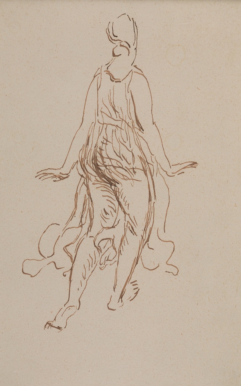 Emile Antoine Bourdelle - Study of Isadora Duncan