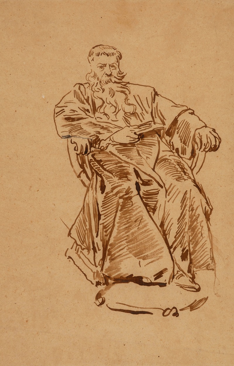 Ernest Meissonier - Self-portrait