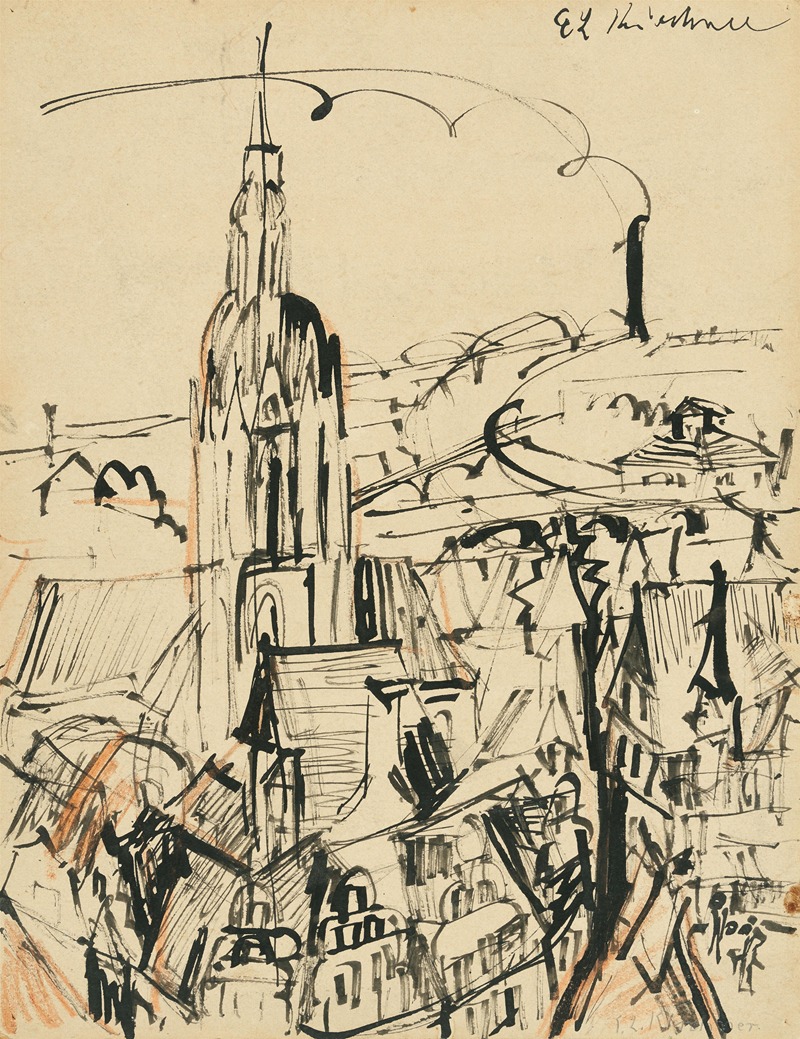 Ernst Ludwig Kirchner - Frankfurter Dom