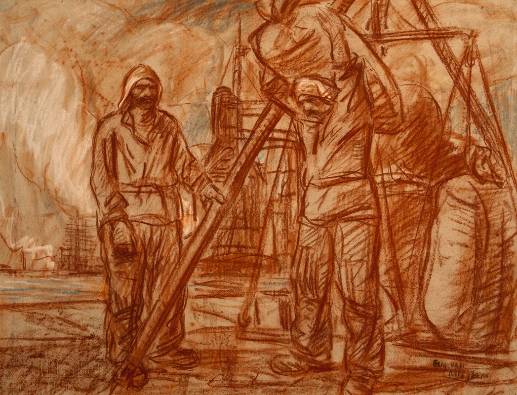 Eugeen Van Mieghem - Het wegen van het graan