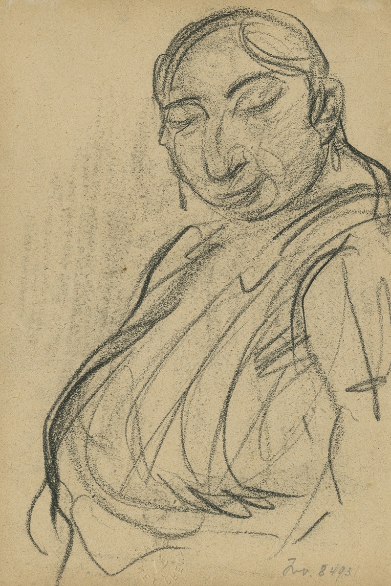 Eugeen Van Mieghem - Portret van een vrouw.