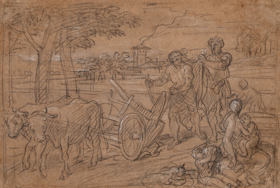 François Verdier - Cincinnatus at the plow