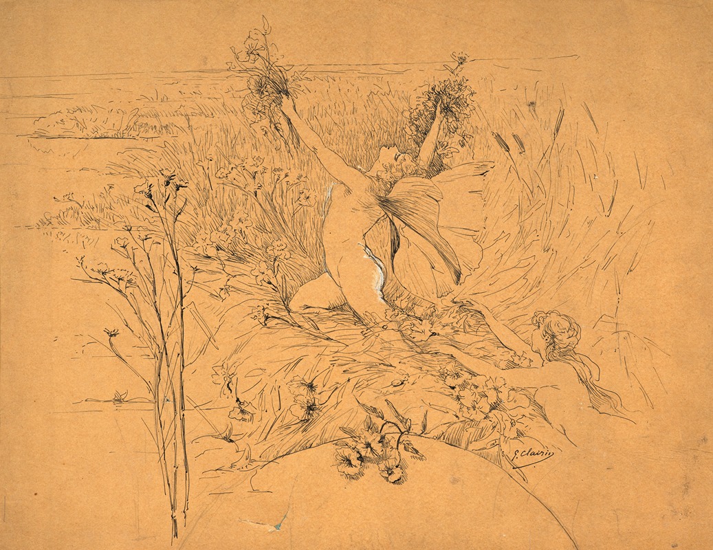 Georges Jules Victor Clairin - La mare aux fées