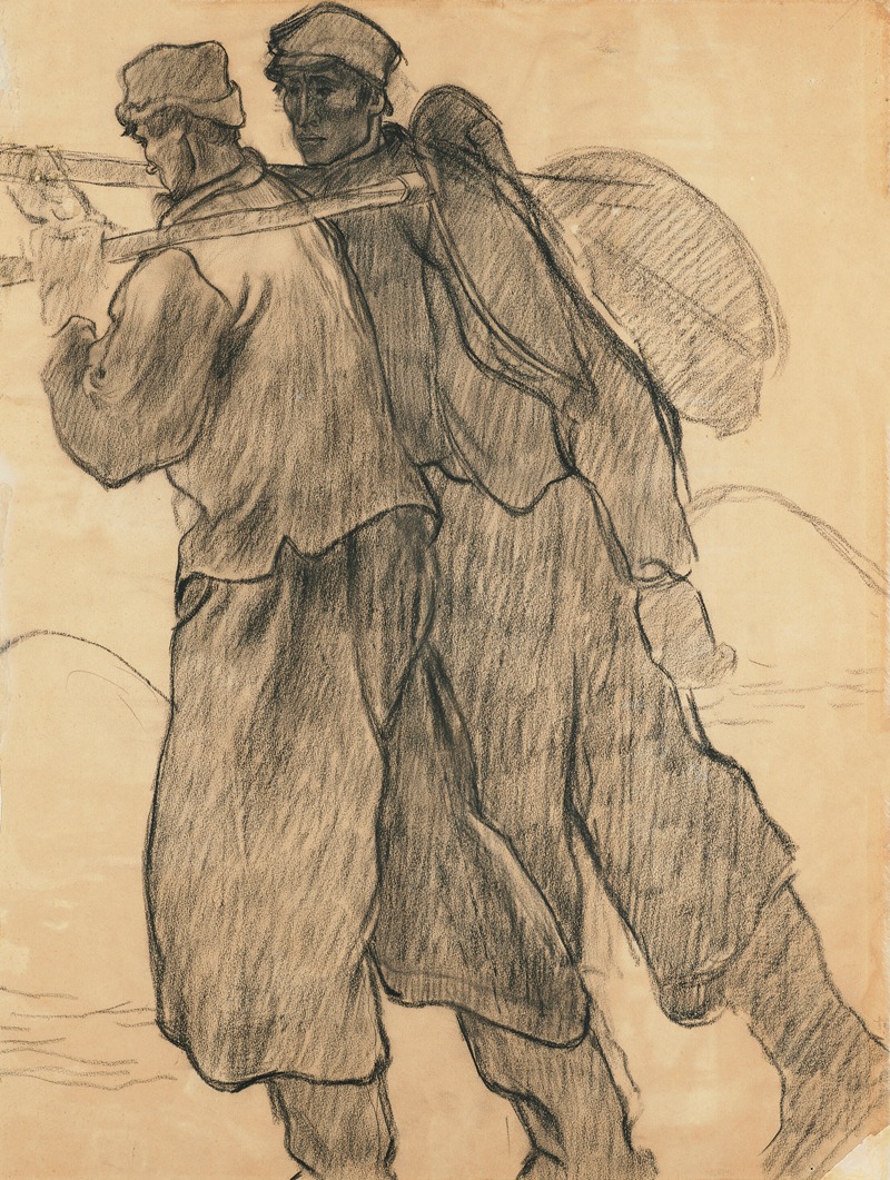 Jan Toorop - Twee schelpenvissers