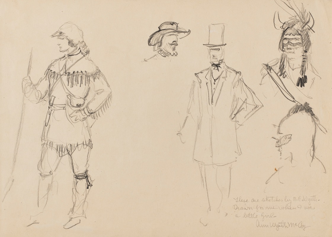 Newell Convers Wyeth - Figure Studies