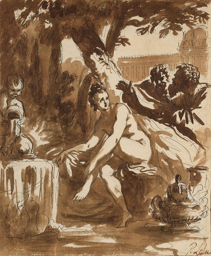 Pierre Lelu - Suzanne et les vieillards