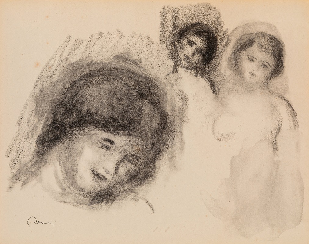 Pierre-Auguste Renoir - La Pierre au trois croquis