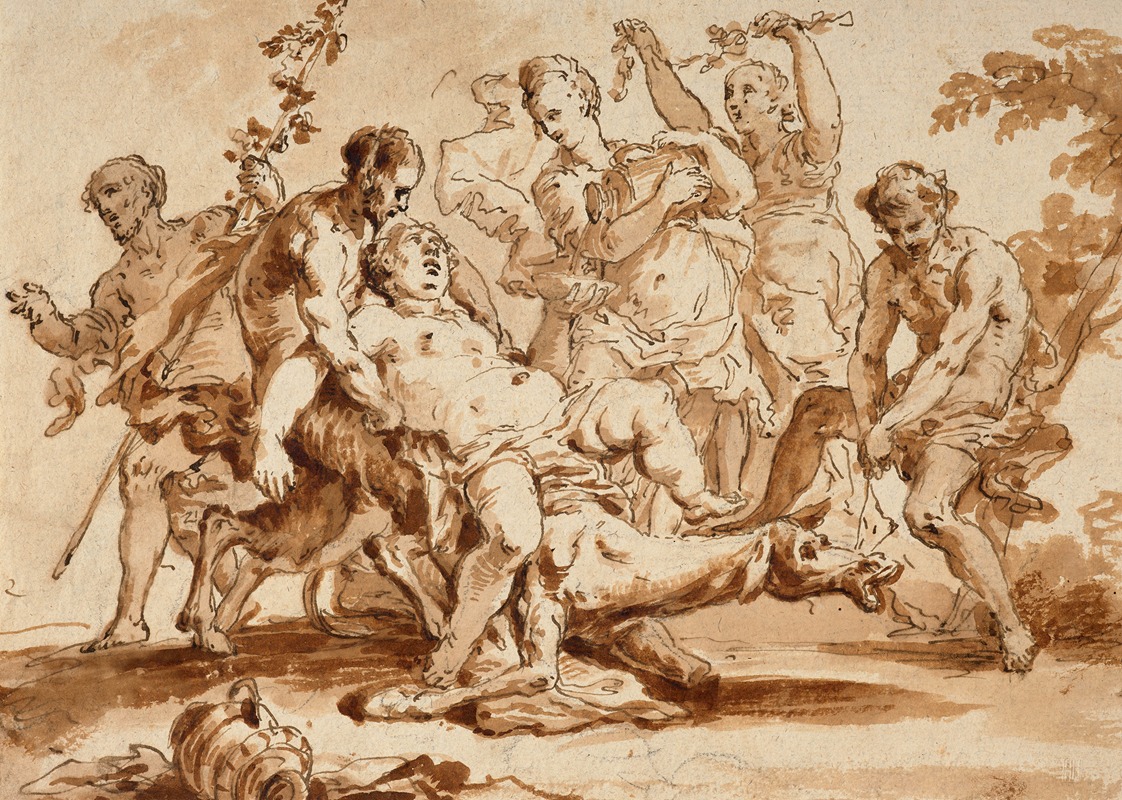 Sebastiano Ricci - The Drunkenness of Silenus