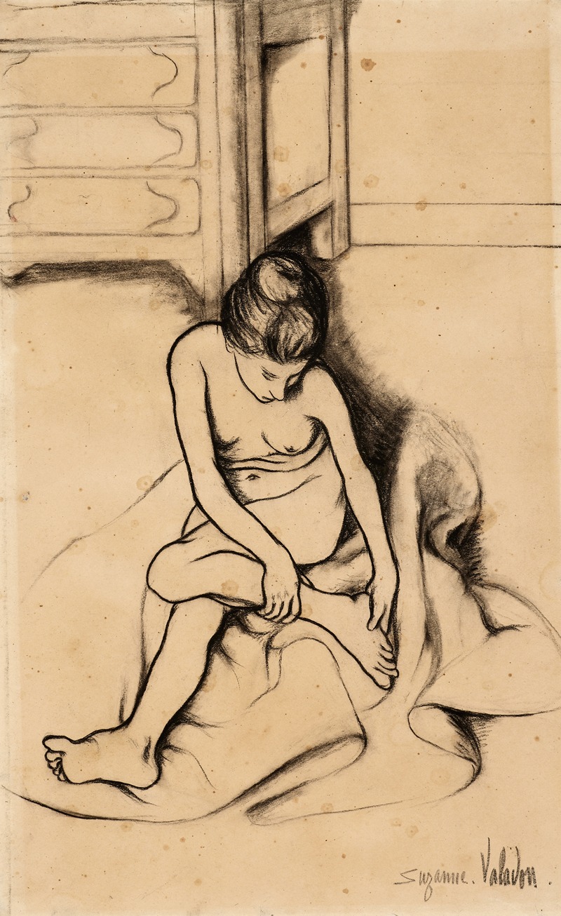 Suzanne Valadon - Nu assis se tenant le pied