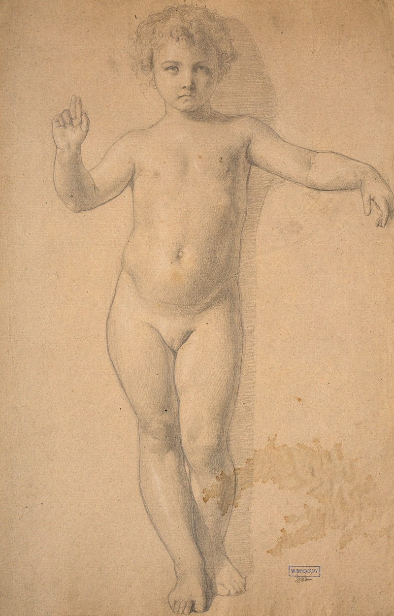 William Bouguereau - Standing child nude
