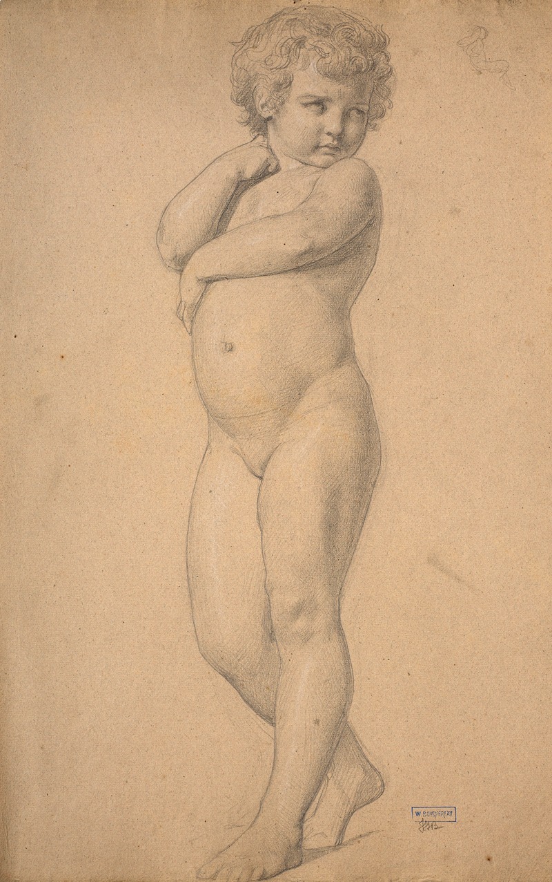 William Bouguereau - Study for La Première discorde