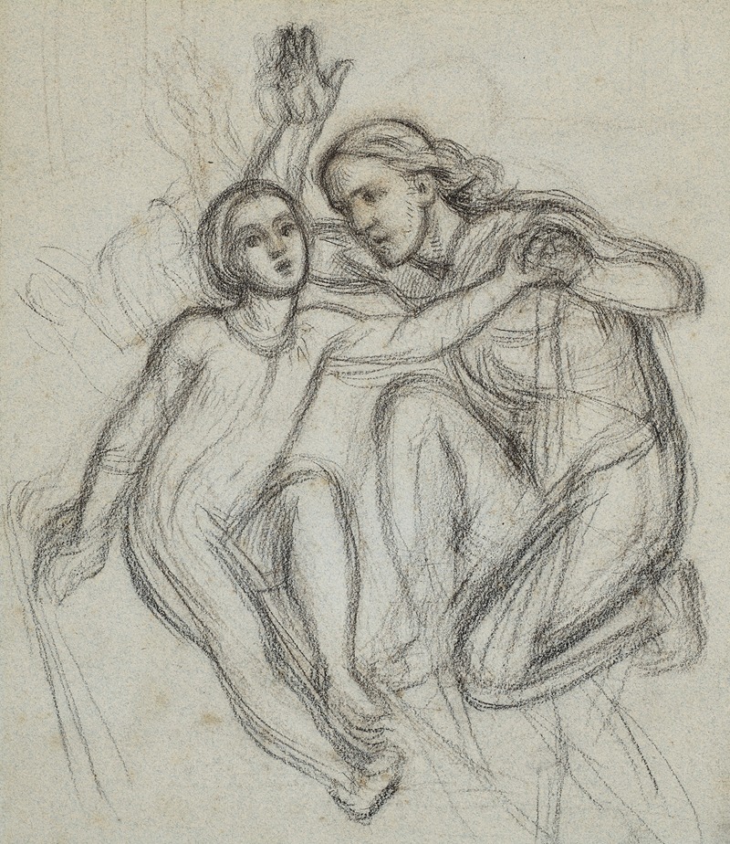 William Holman Hunt - Study for ‘The Raising of Jairus’ Daughter’