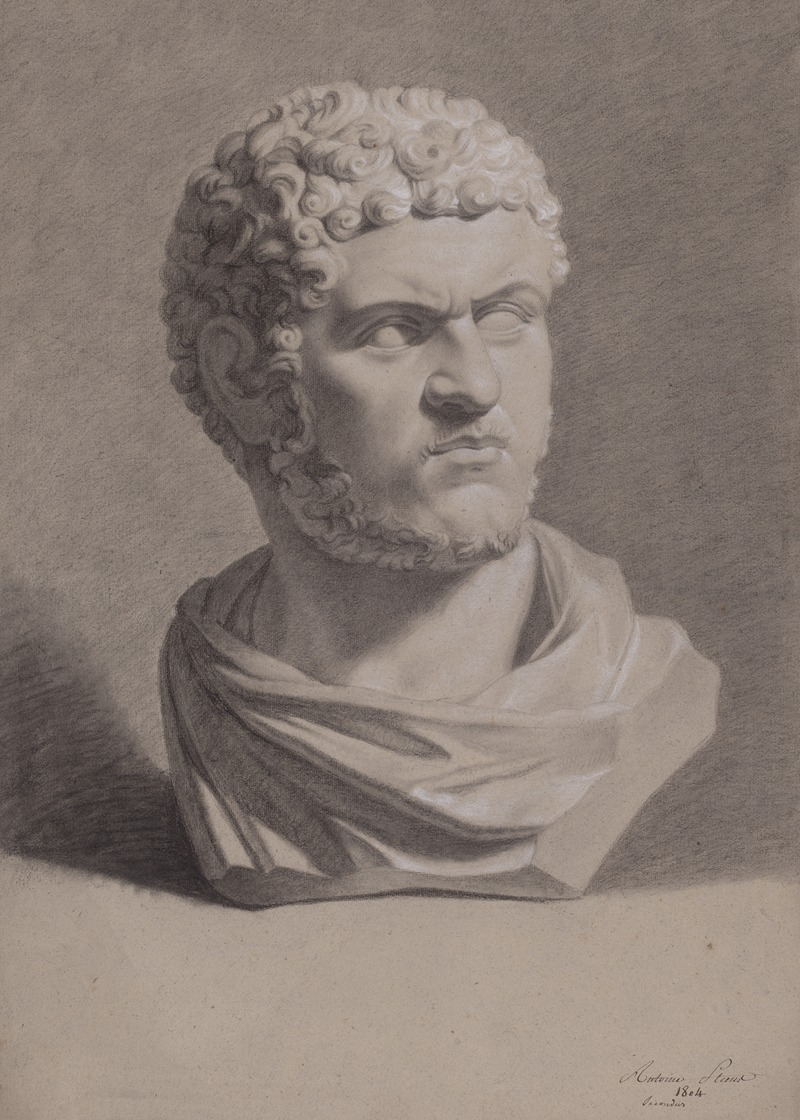 Antoon Steens - Bust of Caracalla