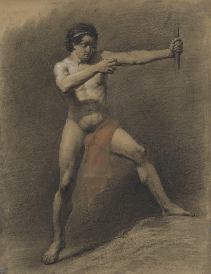 Désiré Tulpinck  - Standing male nude