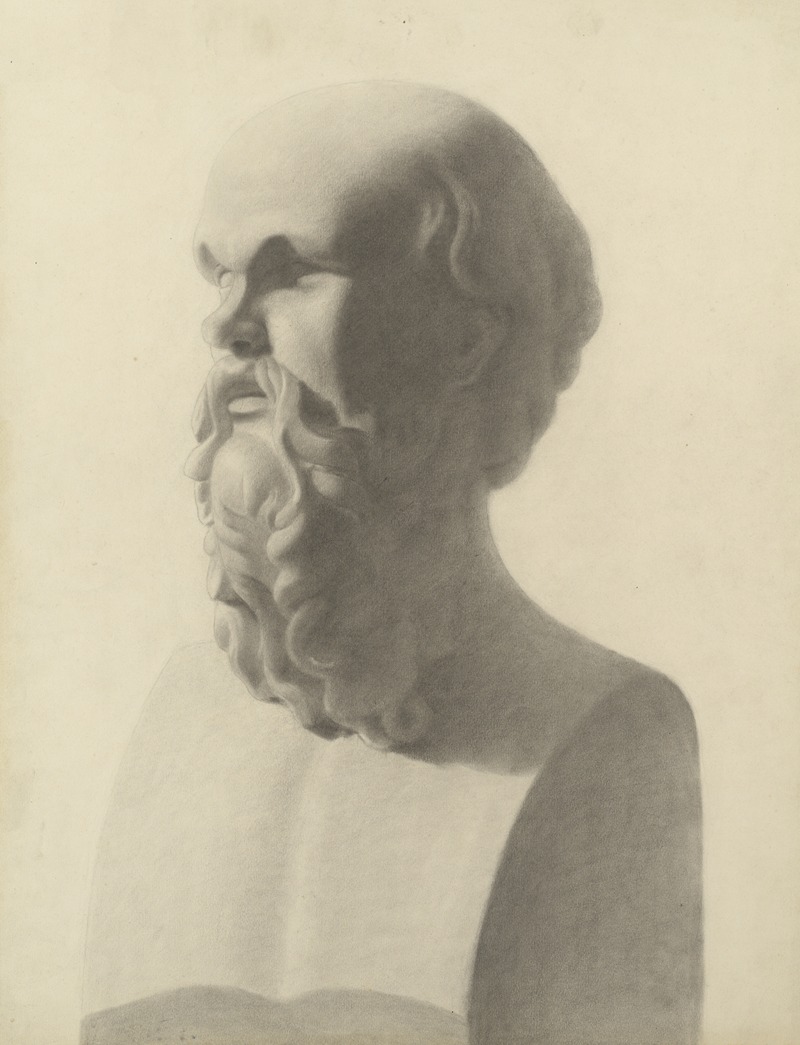 Henri van Hulle - Bust of Socrates