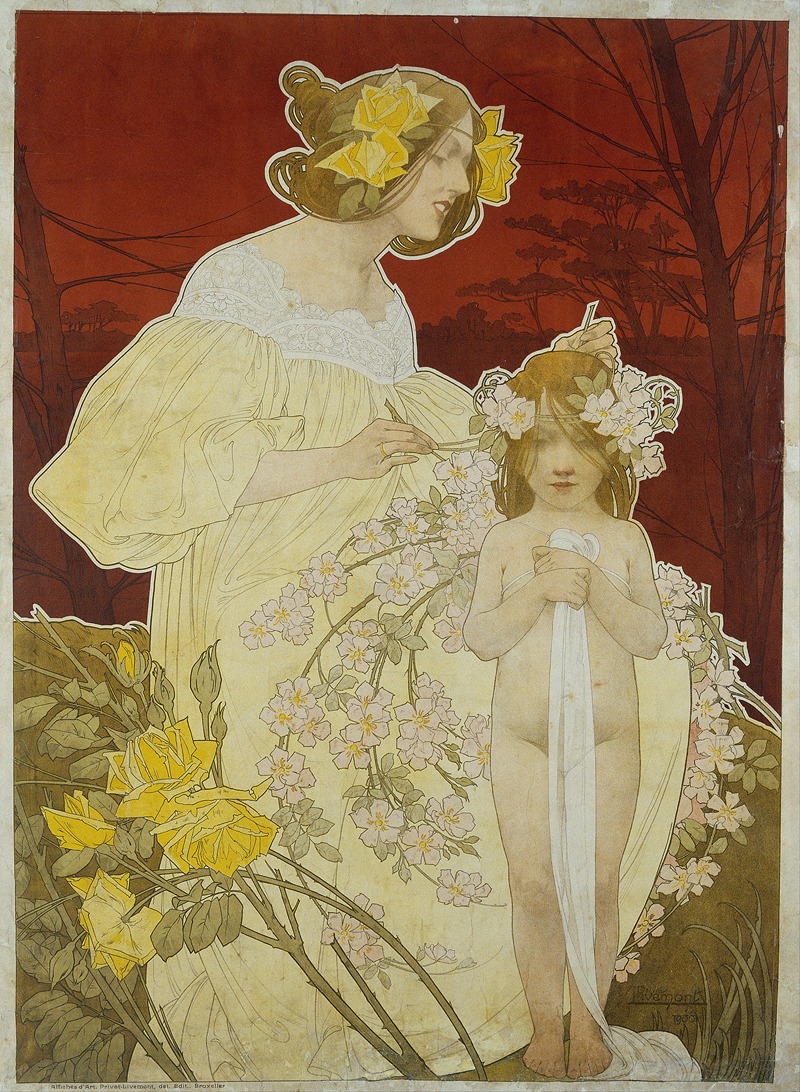 Henri Privat-Livemont - Palais de la Femme. Exposition de 1900