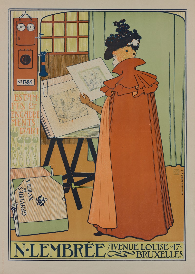 Theo van Rysselberghe - Poster for the Lembrée Gallery