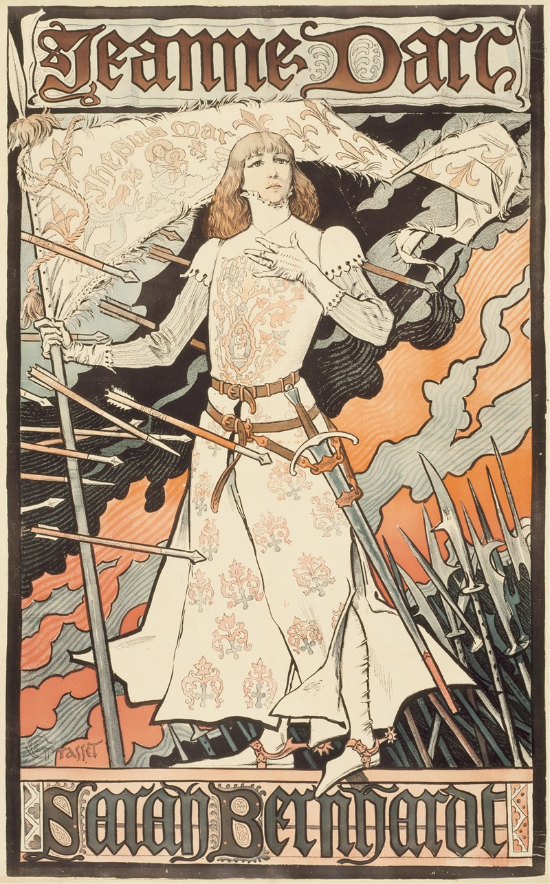 Eugène Grasset - Jeanne d’Arc-Sarah Bernhardt