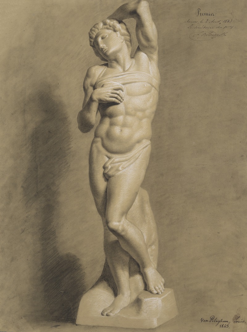 Louis-Joseph van Peteghem - The dying slave