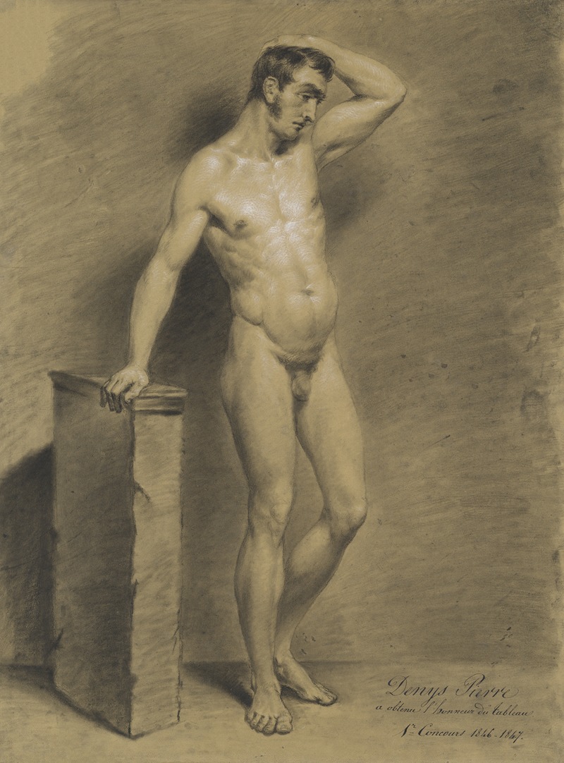 Pièrre Denis  - Standing male nude