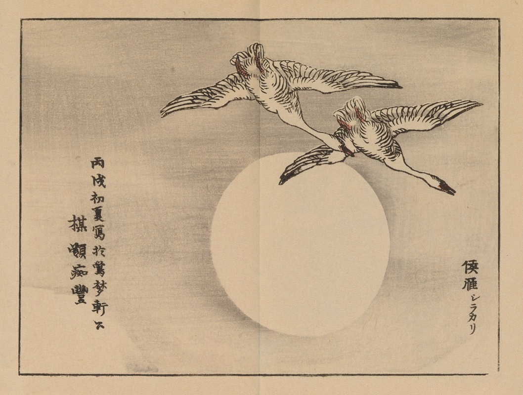 Kōno Bairei - Bairei gafu, Pl.25