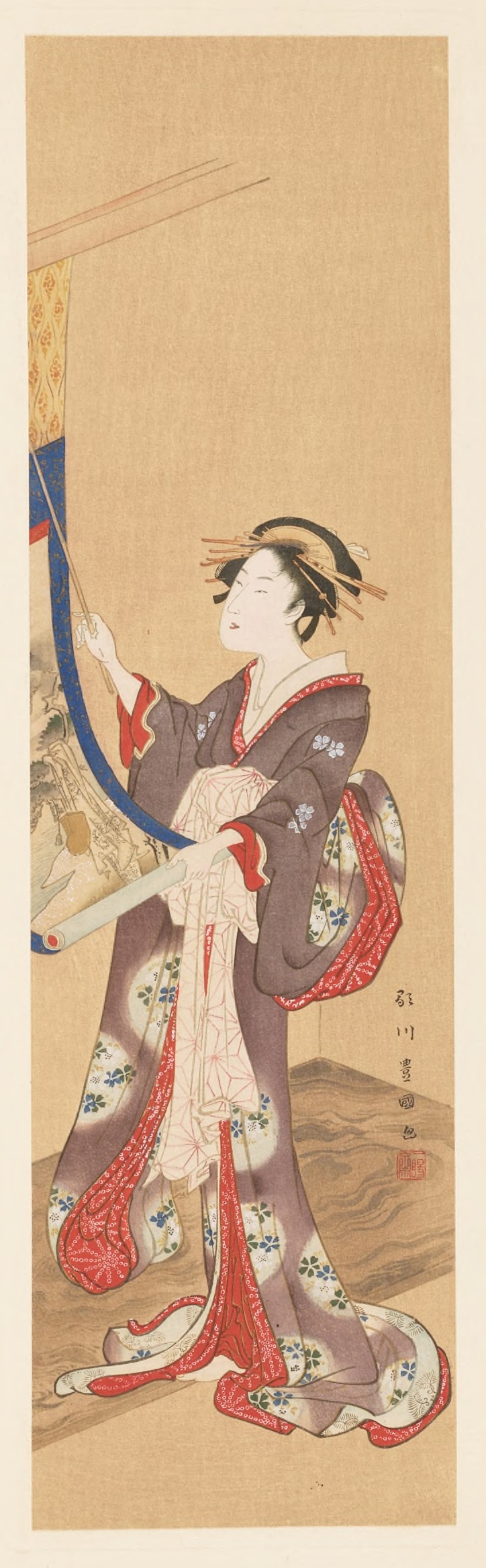 Shiichi Tajima - Masterpieces selected from the Ukiyoyé School, Pl.17