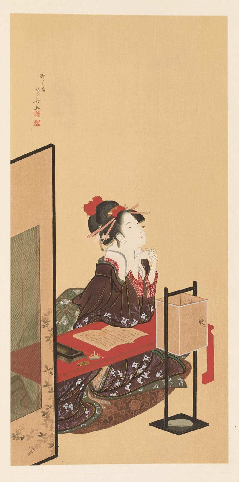 Shiichi Tajima - Masterpieces selected from the Ukiyoyé School, Pl.37