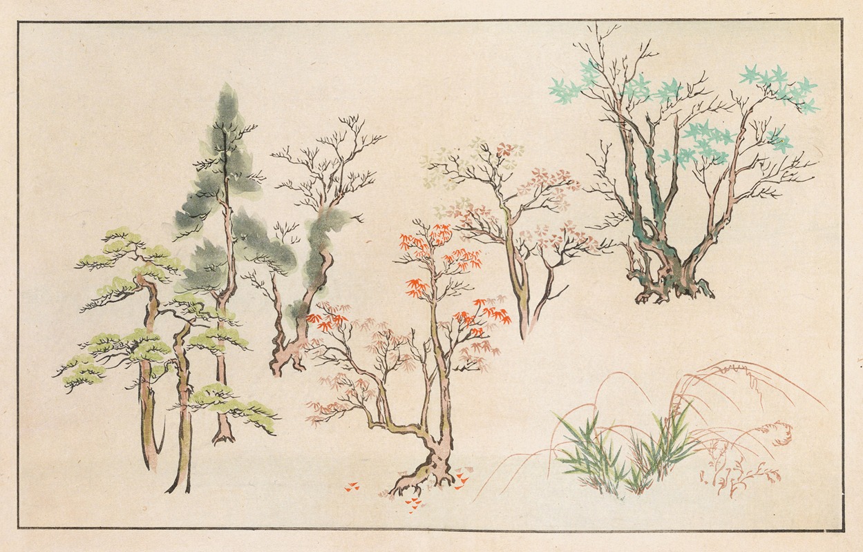 Rokkaku Shisui - Shinsen moyō no shiori, Pl.19