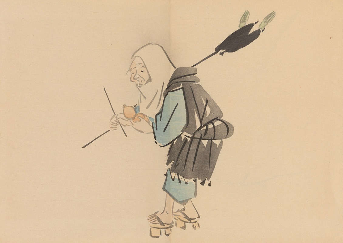 Shibata Zeshin - Zeshin iboku tairyūkyo gafu, Pl.11
