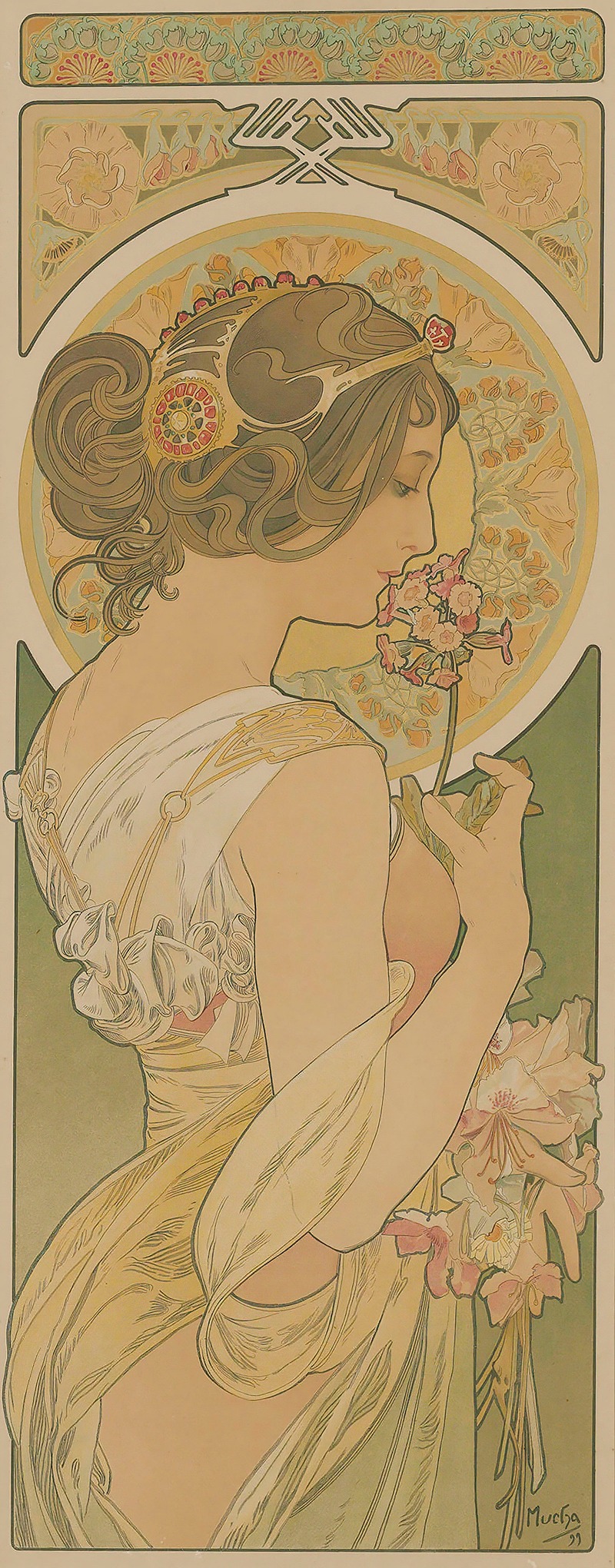 Alphonse Mucha - La Primevere