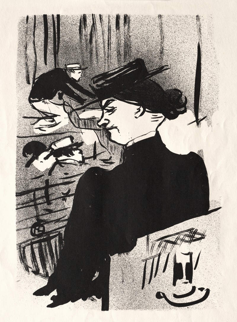 Henri de Toulouse-Lautrec - Le Café-Concert,Une Spectatrice