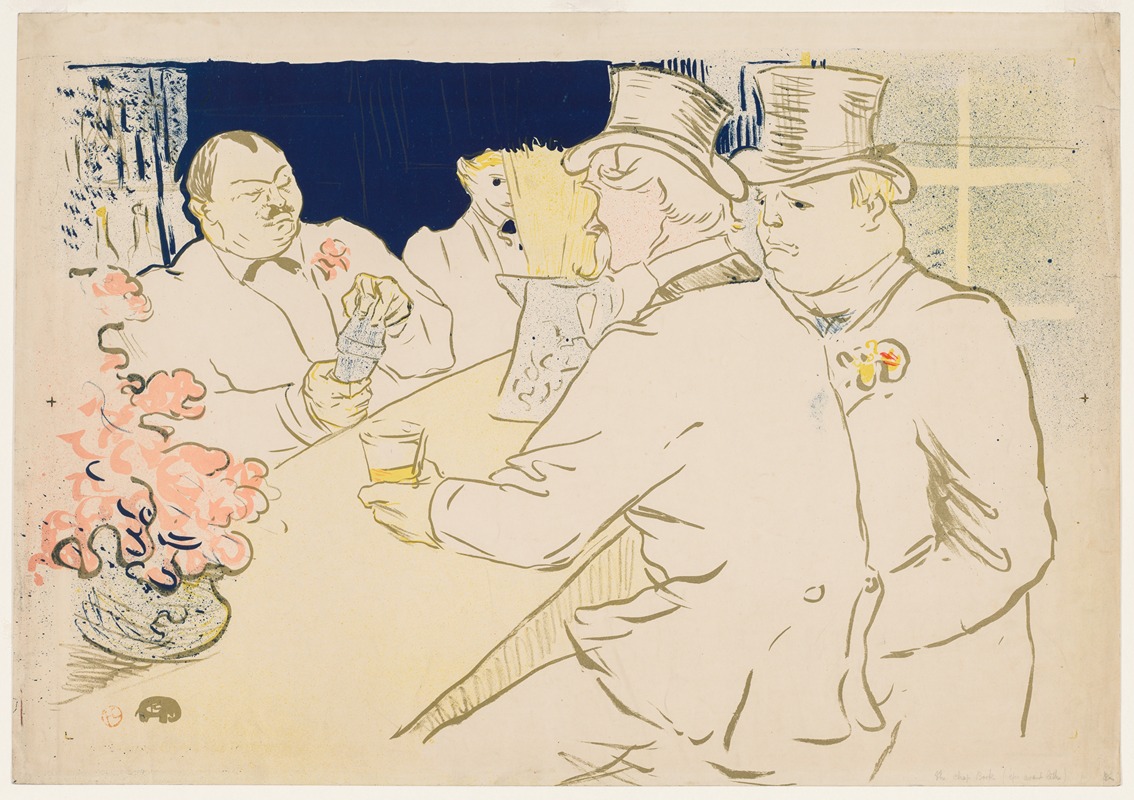 Henri de Toulouse-Lautrec - The Irish And American Bar, Rue Royale