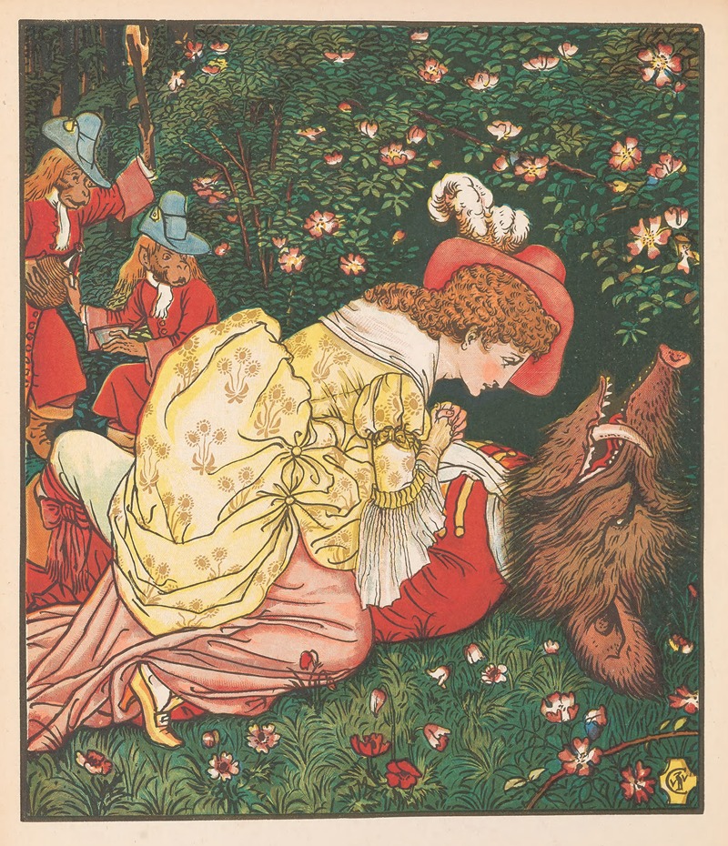 Walter Crane - Beauty and the beast Pl. 05