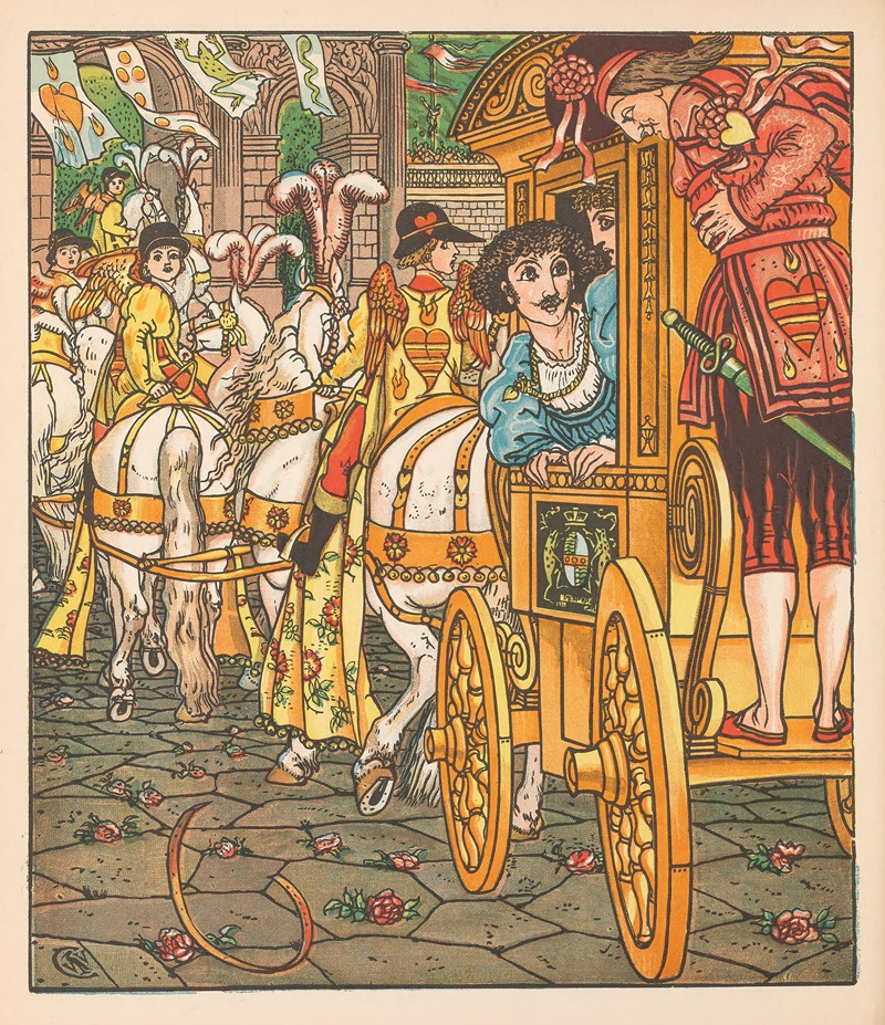 Walter Crane - Beauty and the beast Pl. 11
