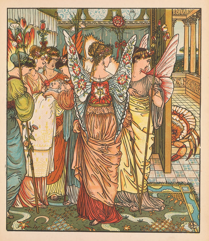 Walter Crane - Beauty and the beast Pl. 12