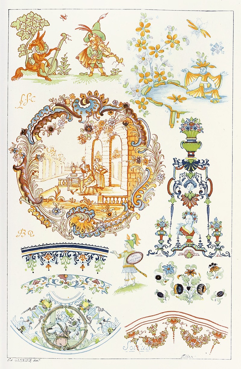 Edouard Garnier - Dictionnaire De La Céramique Pl.6