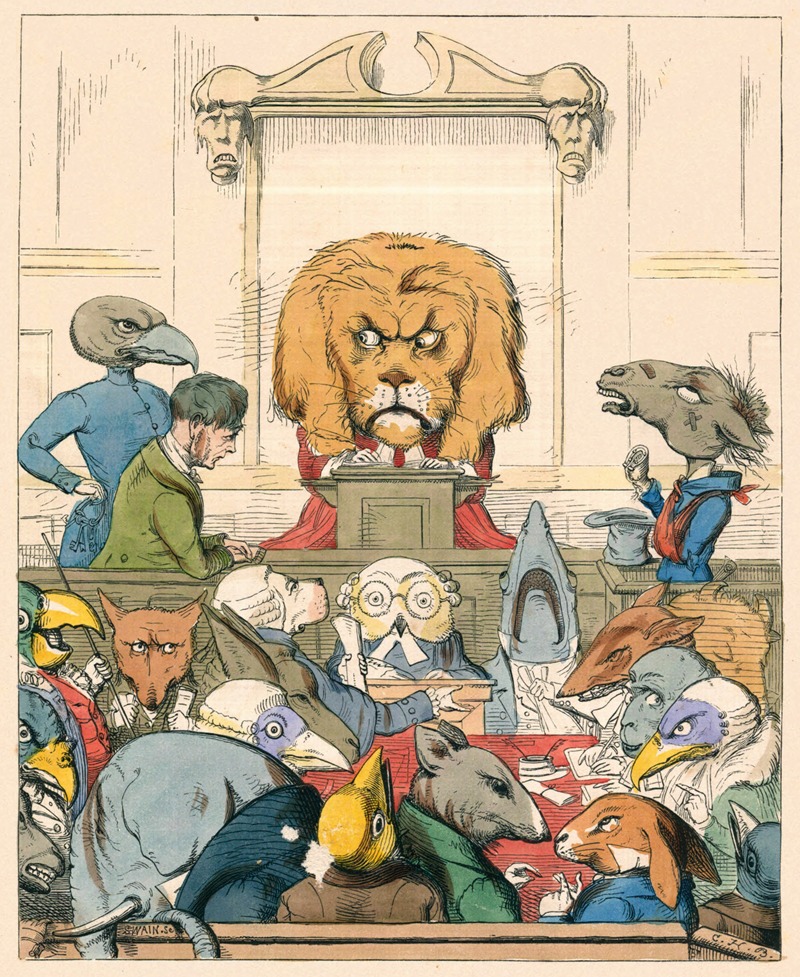 Charles Henry Bennett - The Lion’s Court