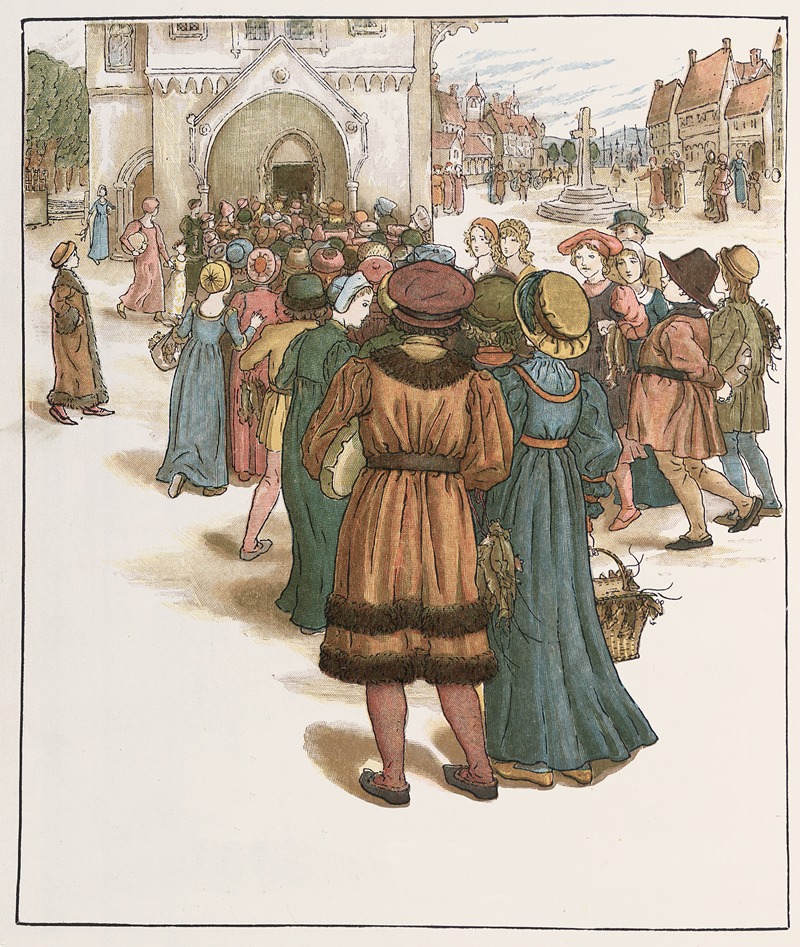 Kate Greenaway - The Pied Piper of Hamelin Pl 11