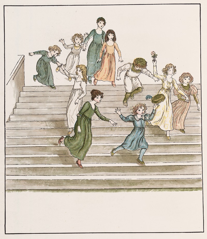 Kate Greenaway - The Pied Piper of Hamelin Pl 24