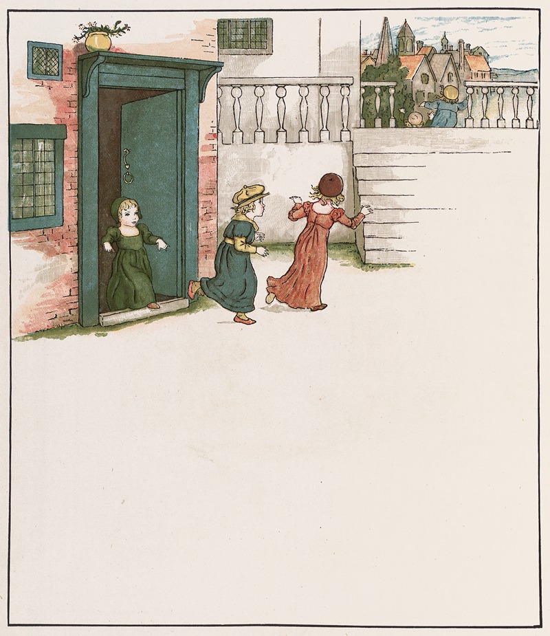 Kate Greenaway - The Pied Piper of Hamelin Pl 26