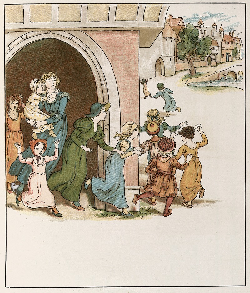 Kate Greenaway - The Pied Piper of Hamelin Pl 27