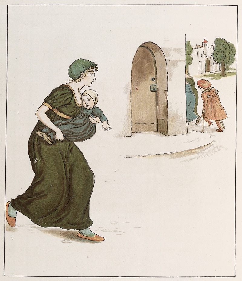 Kate Greenaway - The Pied Piper of Hamelin Pl 28