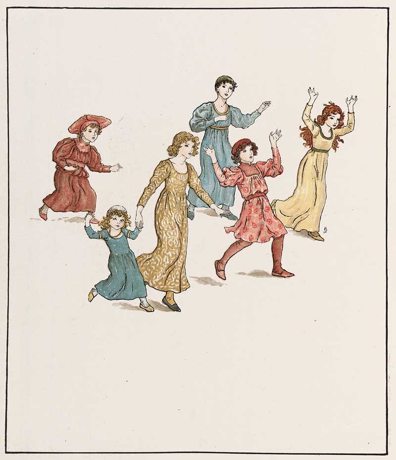 Kate Greenaway - The Pied Piper of Hamelin Pl 30