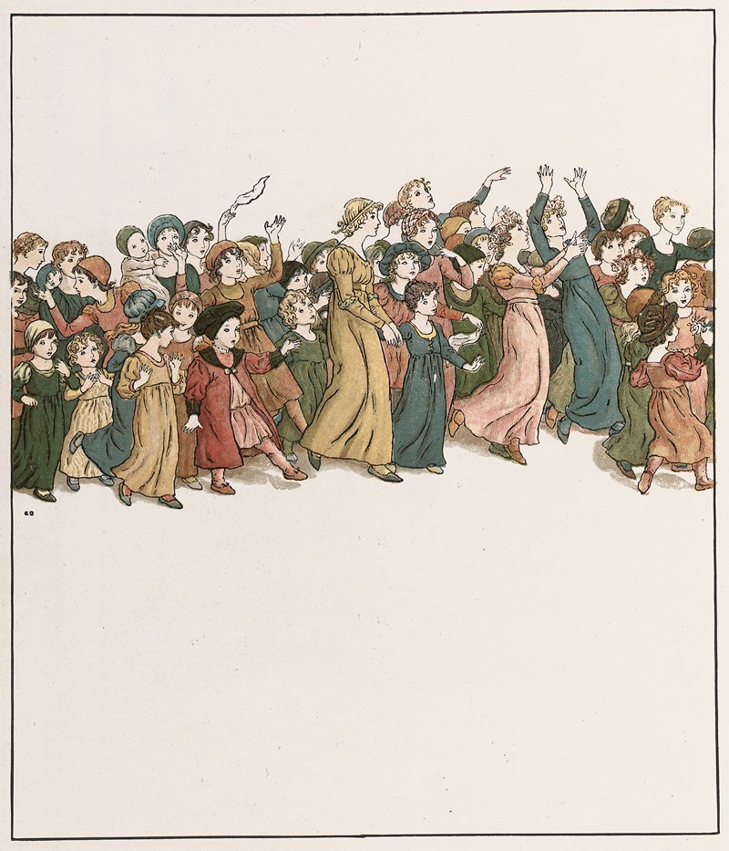 Kate Greenaway - The Pied Piper of Hamelin Pl 32