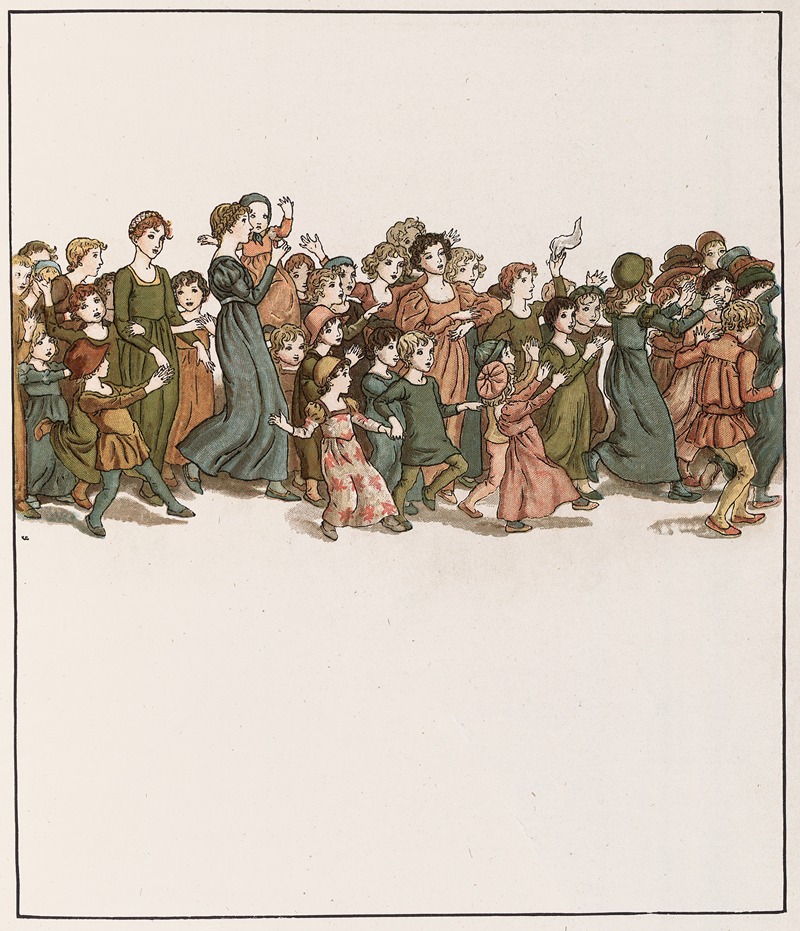 Kate Greenaway - The Pied Piper of Hamelin Pl 33