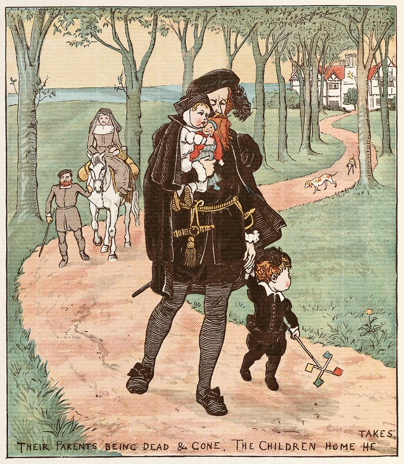 Randolph Caldecott - The Babes in the Wood Pl 05
