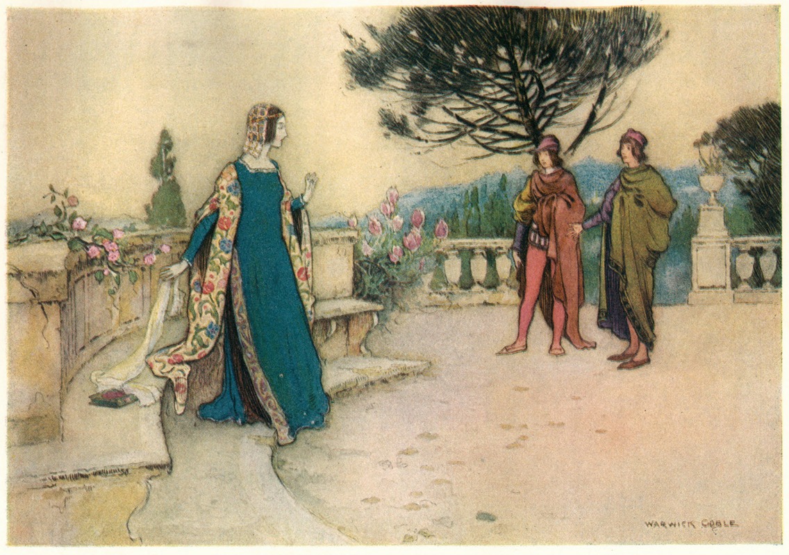 Warwick Goble - Fenicia and the Two Brothers