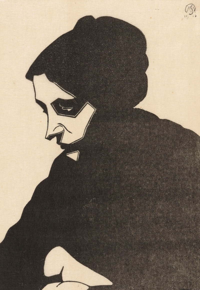 Samuel Jessurun de Mesquita - Portret van een onbekende vrouw