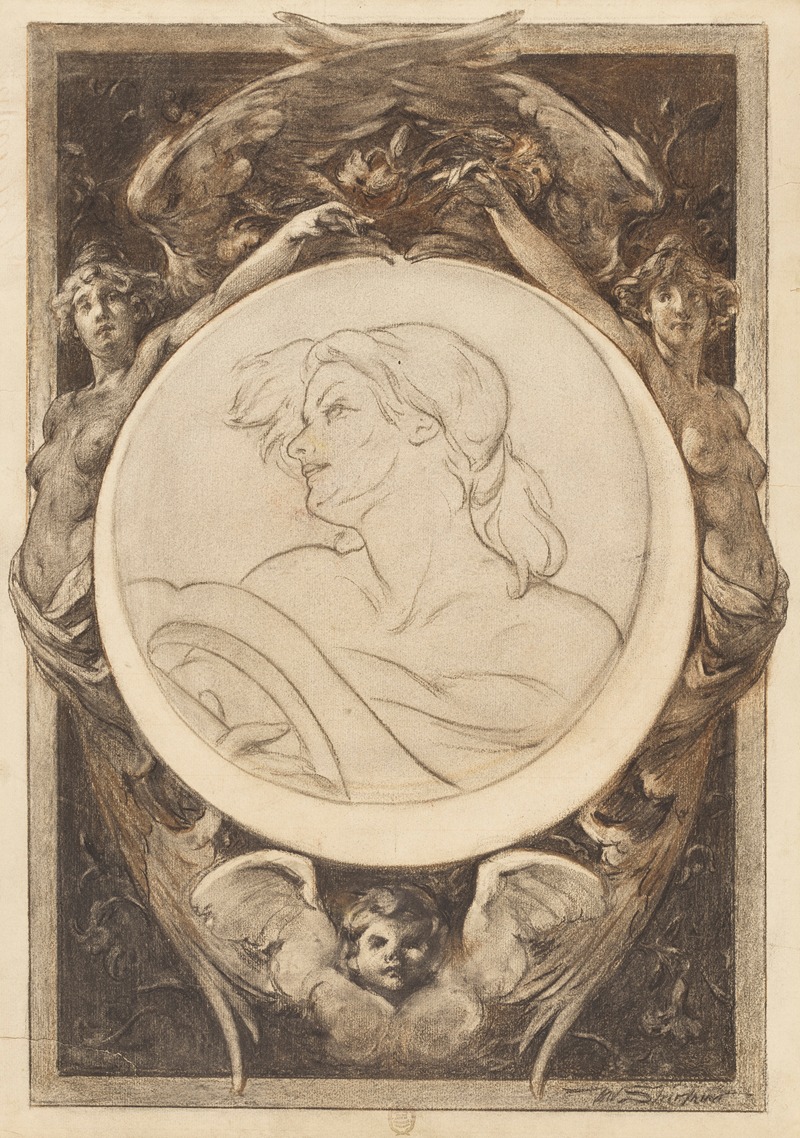 Anonymous - Woman with Lyre