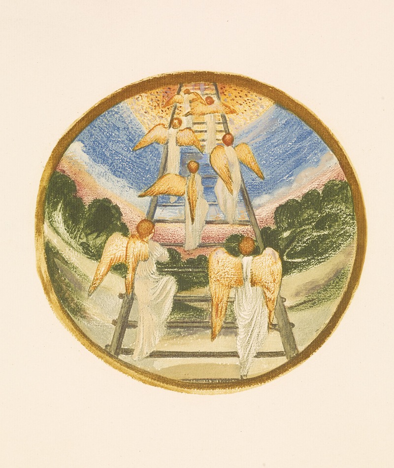 Sir Edward Coley Burne-Jones - Jacob’s Ladder
